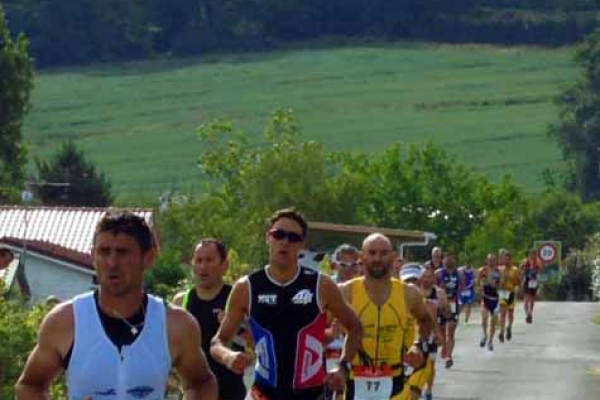 Le triathlon du Domaine du lac de Sames