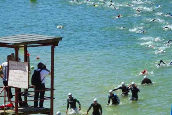 Le triathlon du Domaine du lac de Sames